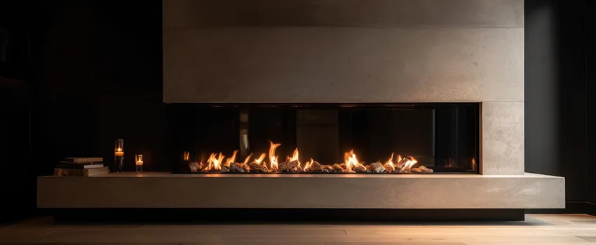 Gas Fireplace Ember Bed Design Services in Attleboro, Massachusetts