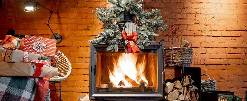 Travis Industries Linear Gas Fireplace Installation in Attleboro, Massachusetts