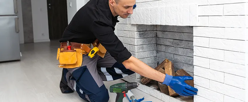 Fireplace Damaged Damper Frame Repair Services in Attleboro, Massachusetts