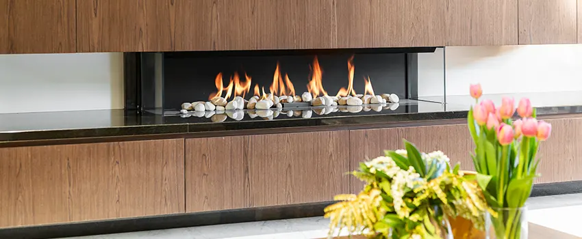 Double-height Fireplace Design Refurbishment in Attleboro, Massachusetts
