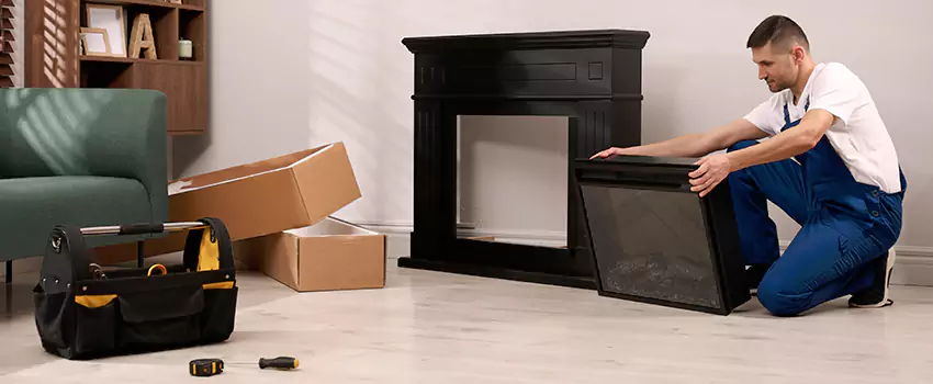 Old Rusted Metal Fireplace Repair And Replacement in Attleboro, MA
